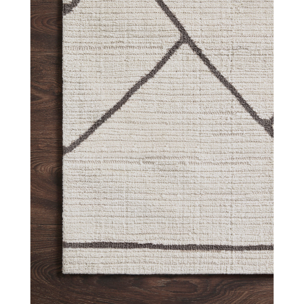 Logan Ivory / Charcoal  Rug | Magnolia Home by Joanna Gaines x Loloi - Light House Co.