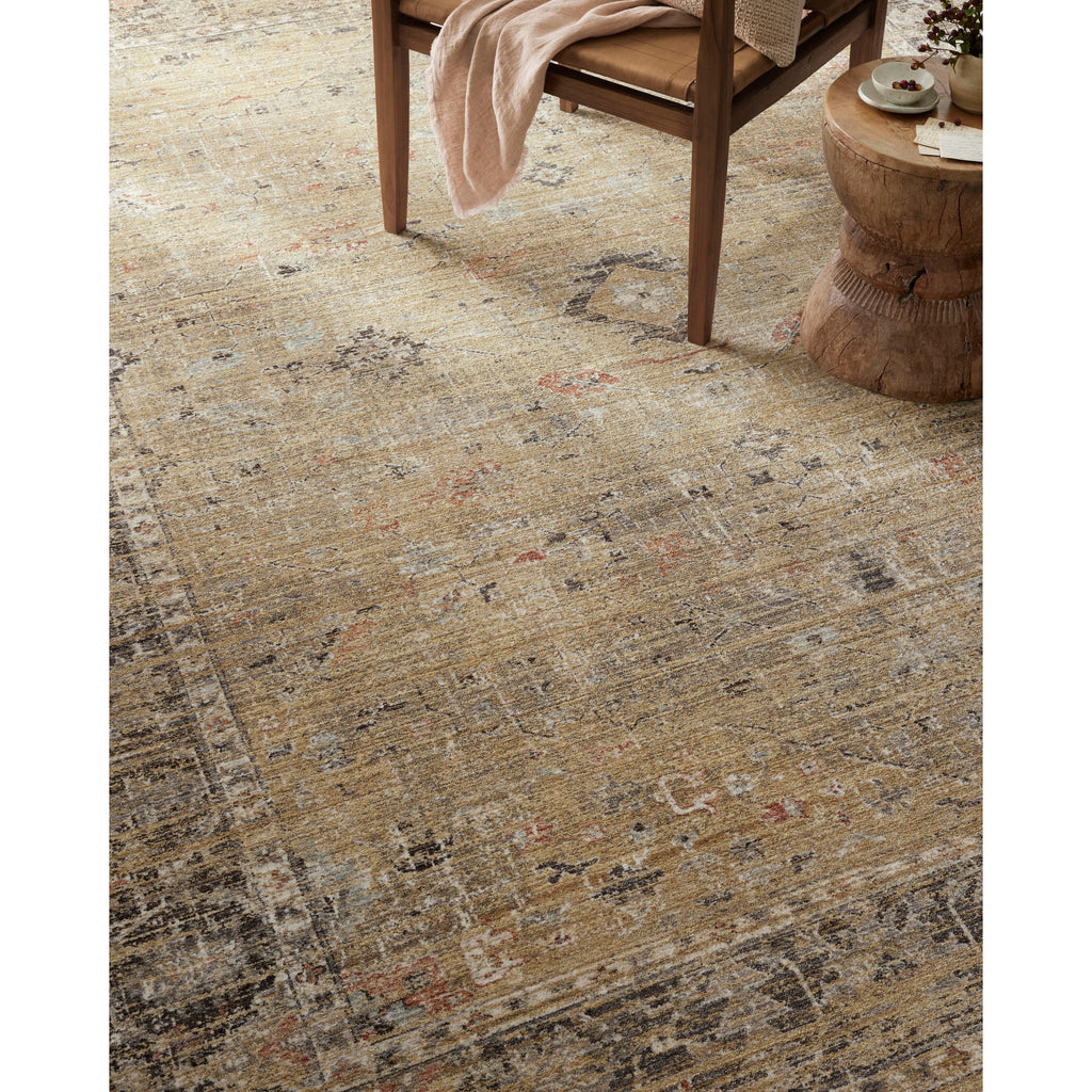Millie Gold / Charcoal  Rug | Magnolia Home by Joanna Gaines x Loloi - Light House Co.