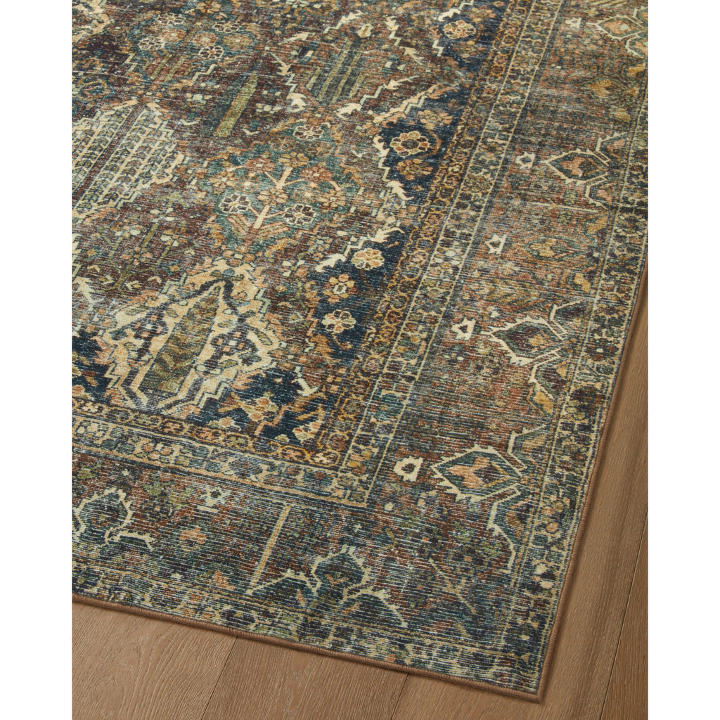 Banks Spice / Blue  Rug | Magnolia Home by Joanna Gaines x Loloi - Light House Co.