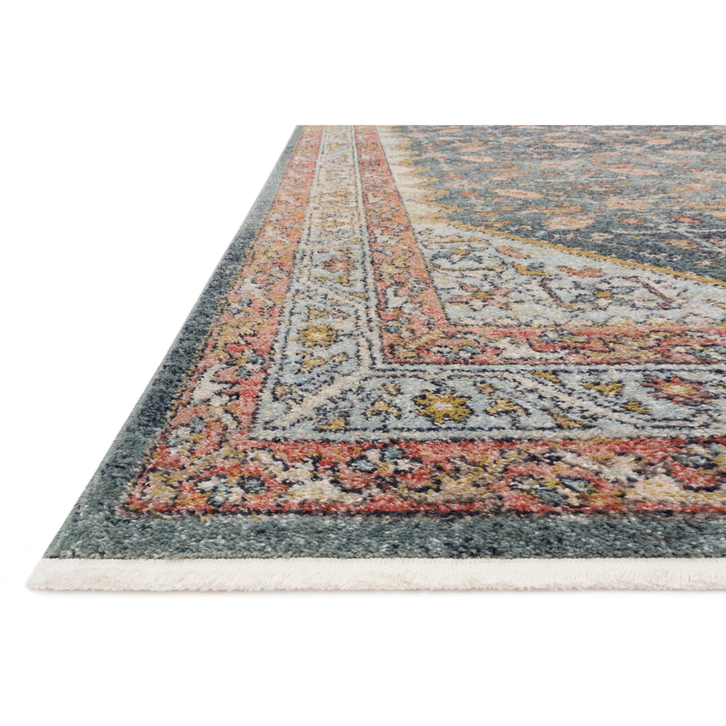 Graham Blue / Persimmon  Rug | Magnolia Home by Joanna Gaines x Loloi - Light House Co.