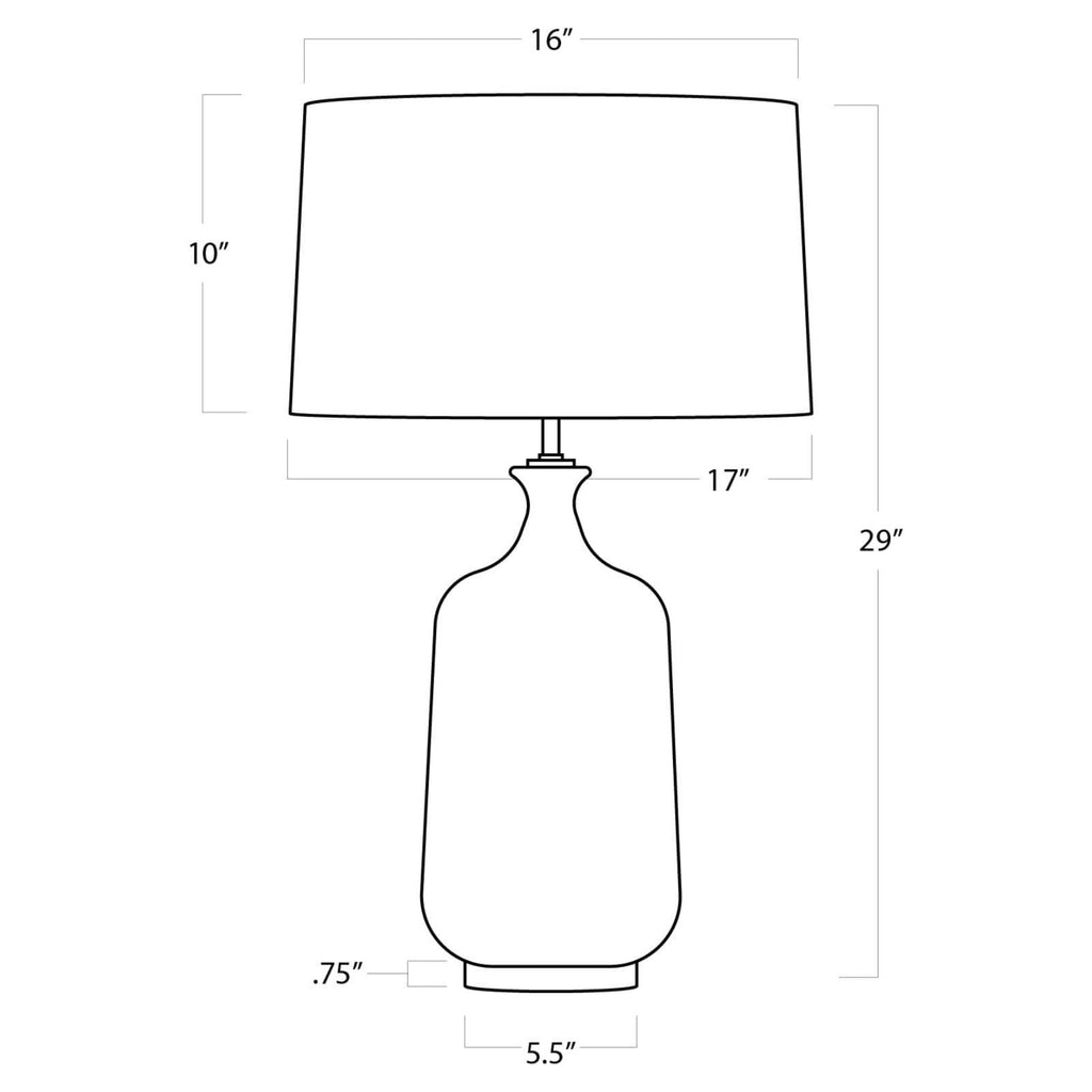Glace Ceramic Table Lamp - Light House Co.