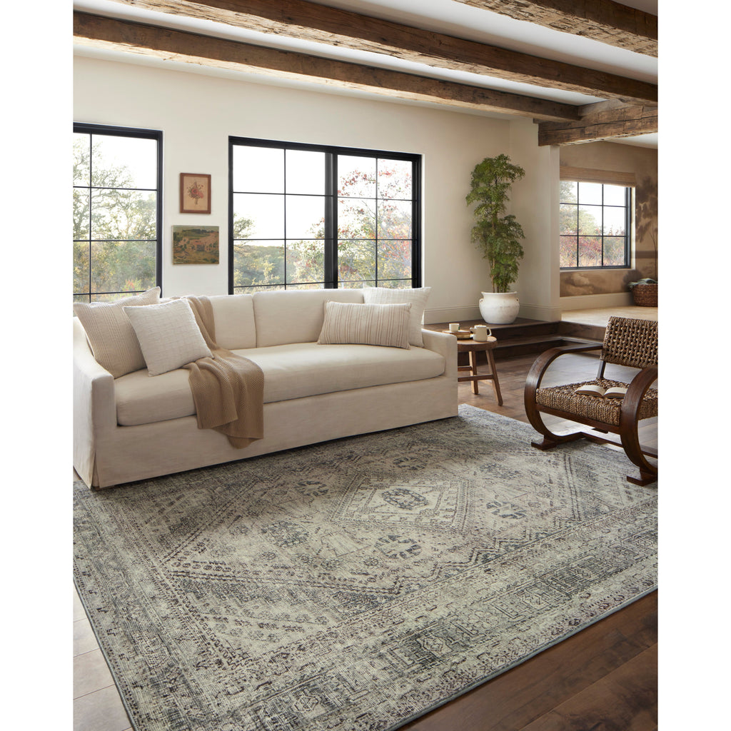 Sinclair Natural / Sage  Rug | Magnolia Home by Joanna Gaines x Loloi - Light House Co.