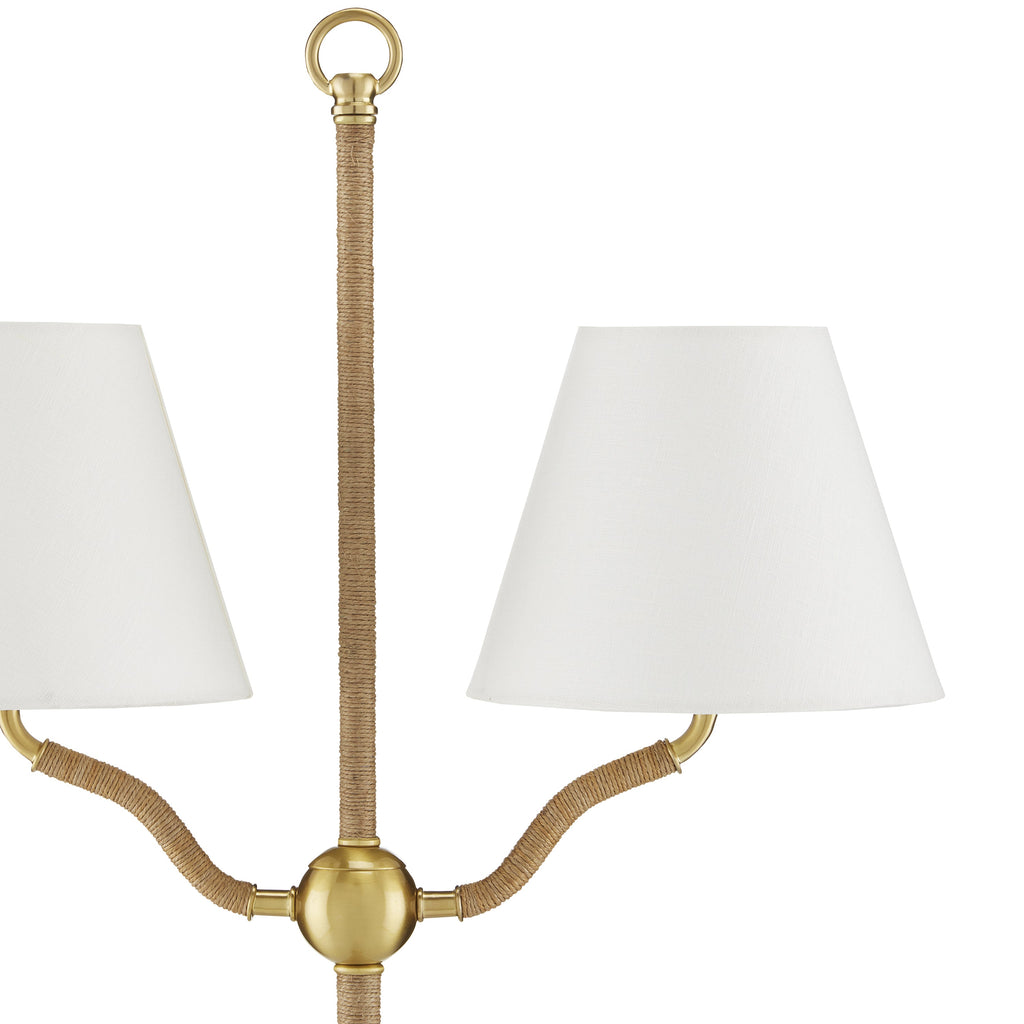 Sirocco Brass Floor Lamp - Light House Co.