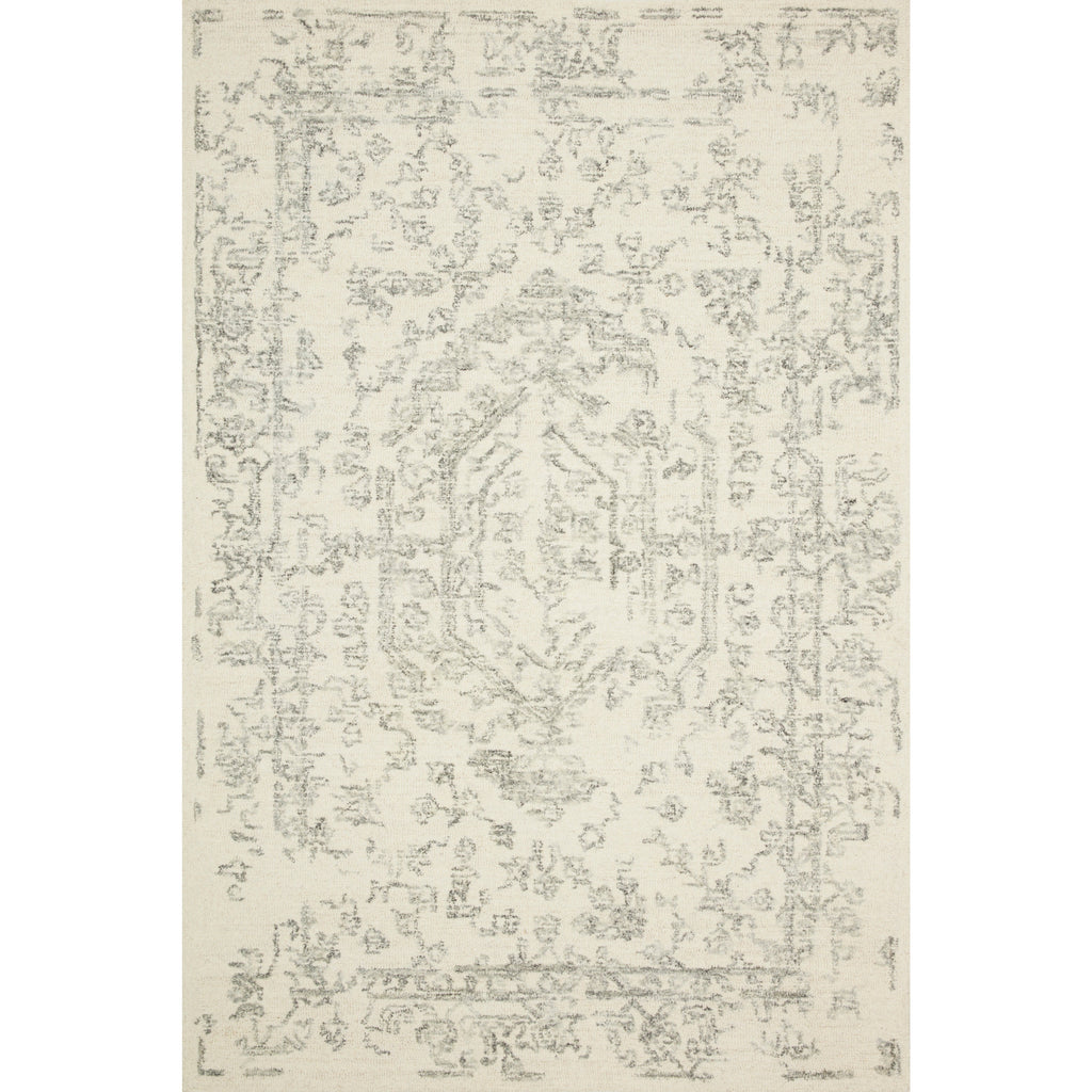 Annie White / Grey  Rug | Magnolia Home by Joanna Gaines x Loloi - Light House Co.