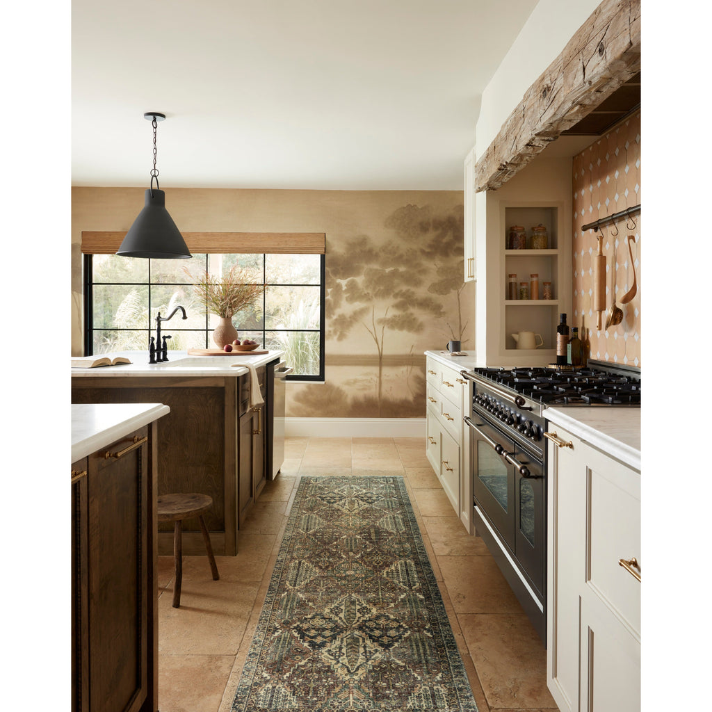Banks Spice / Blue  Rug | Magnolia Home by Joanna Gaines x Loloi - Light House Co.