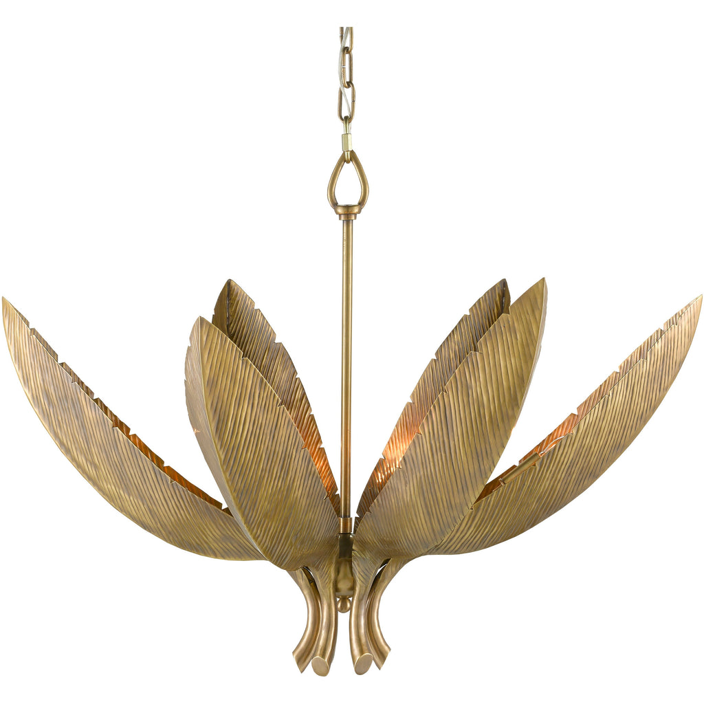 Bird of Paradise Brass Chandelier - Light House Co.
