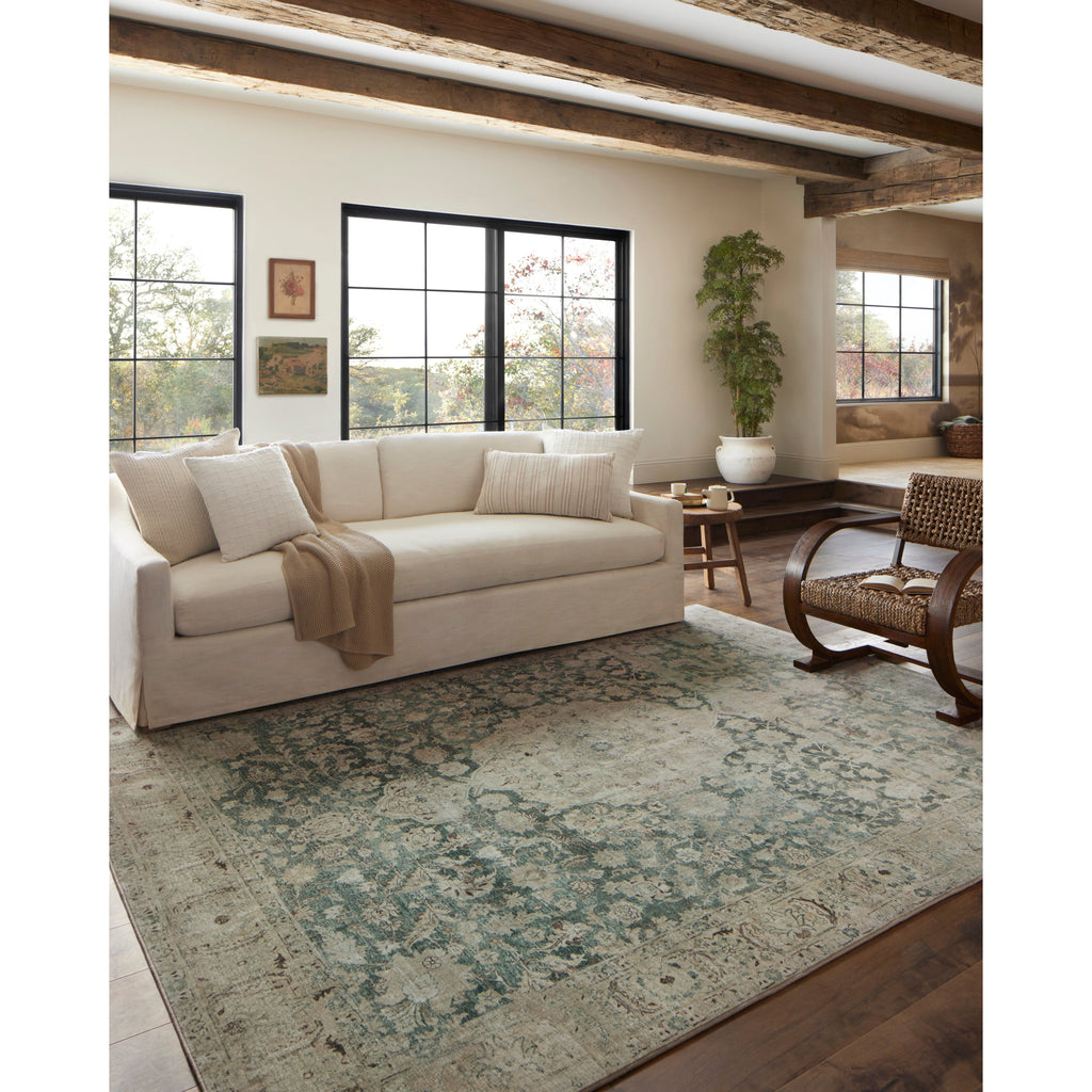 Sinclair Jade / Sand  Rug | Magnolia Home by Joanna Gaines x Loloi - Light House Co.