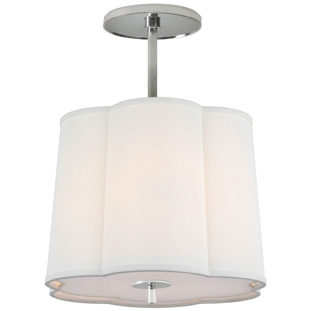 Simple Scallop Semi-Flush Mount - Light House Co.