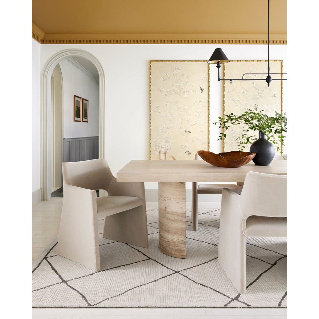 Logan Ivory / Charcoal  Rug | Magnolia Home by Joanna Gaines x Loloi - Light House Co.