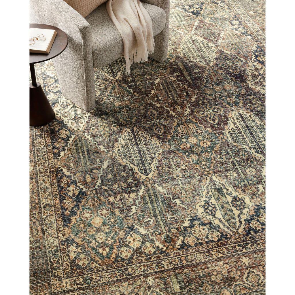 Banks Spice / Blue  Rug | Magnolia Home by Joanna Gaines x Loloi - Light House Co.