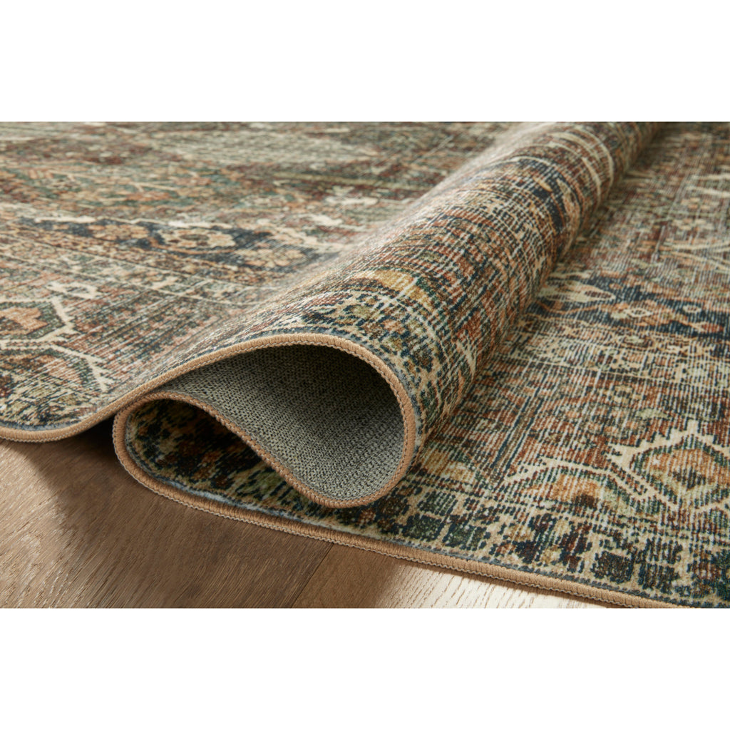 Banks Spice / Blue  Rug | Magnolia Home by Joanna Gaines x Loloi - Light House Co.