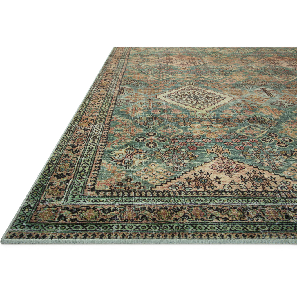 Sinclair Turquoise / Multi  Rug | Magnolia Home by Joanna Gaines x Loloi - Light House Co.