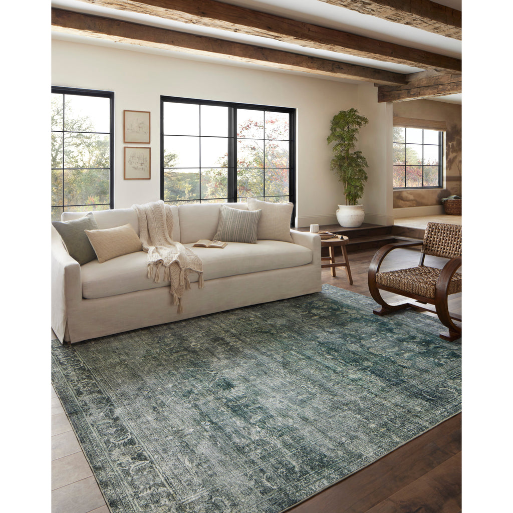 Banks Blue / Lagoon  Rug | Magnolia Home by Joanna Gaines x Loloi - Light House Co.