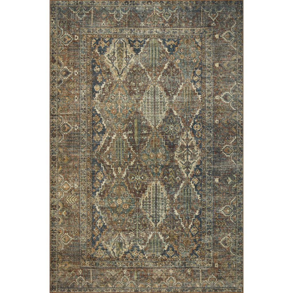 Banks Spice / Blue  Rug | Magnolia Home by Joanna Gaines x Loloi - Light House Co.