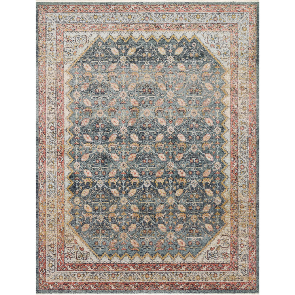 Graham Blue / Persimmon  Rug | Magnolia Home by Joanna Gaines x Loloi - Light House Co.