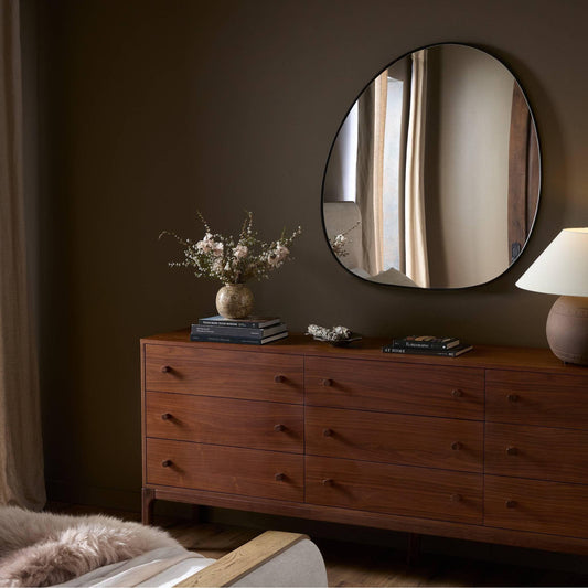 Contour Wall Mirror | Framed Abstract Wall Mirrors | Four Hands - Light House Co.