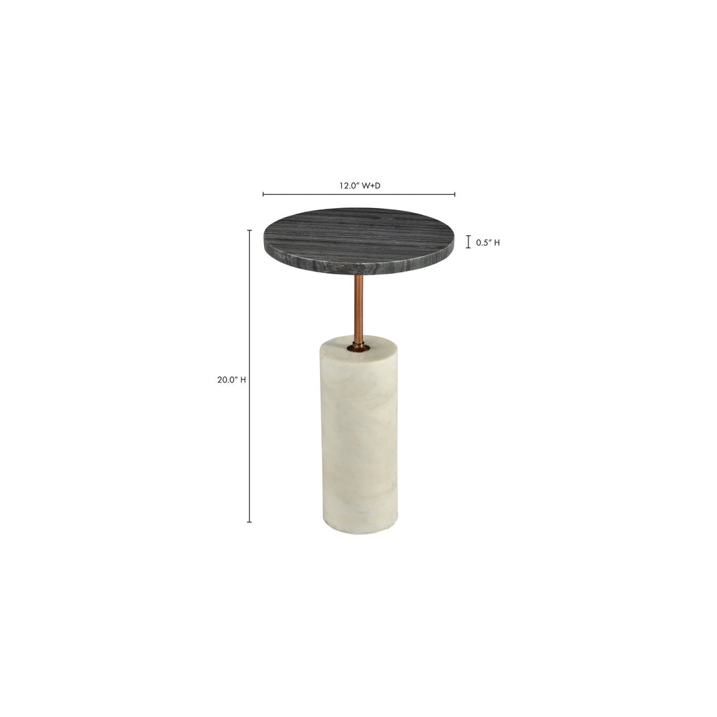 Dusk Black Accent Table - Light House Co.