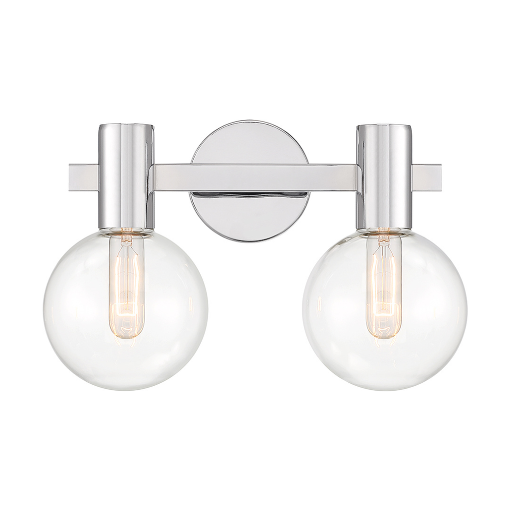 Wright 2-Light Bathroom Vanity Light - Light House Co.