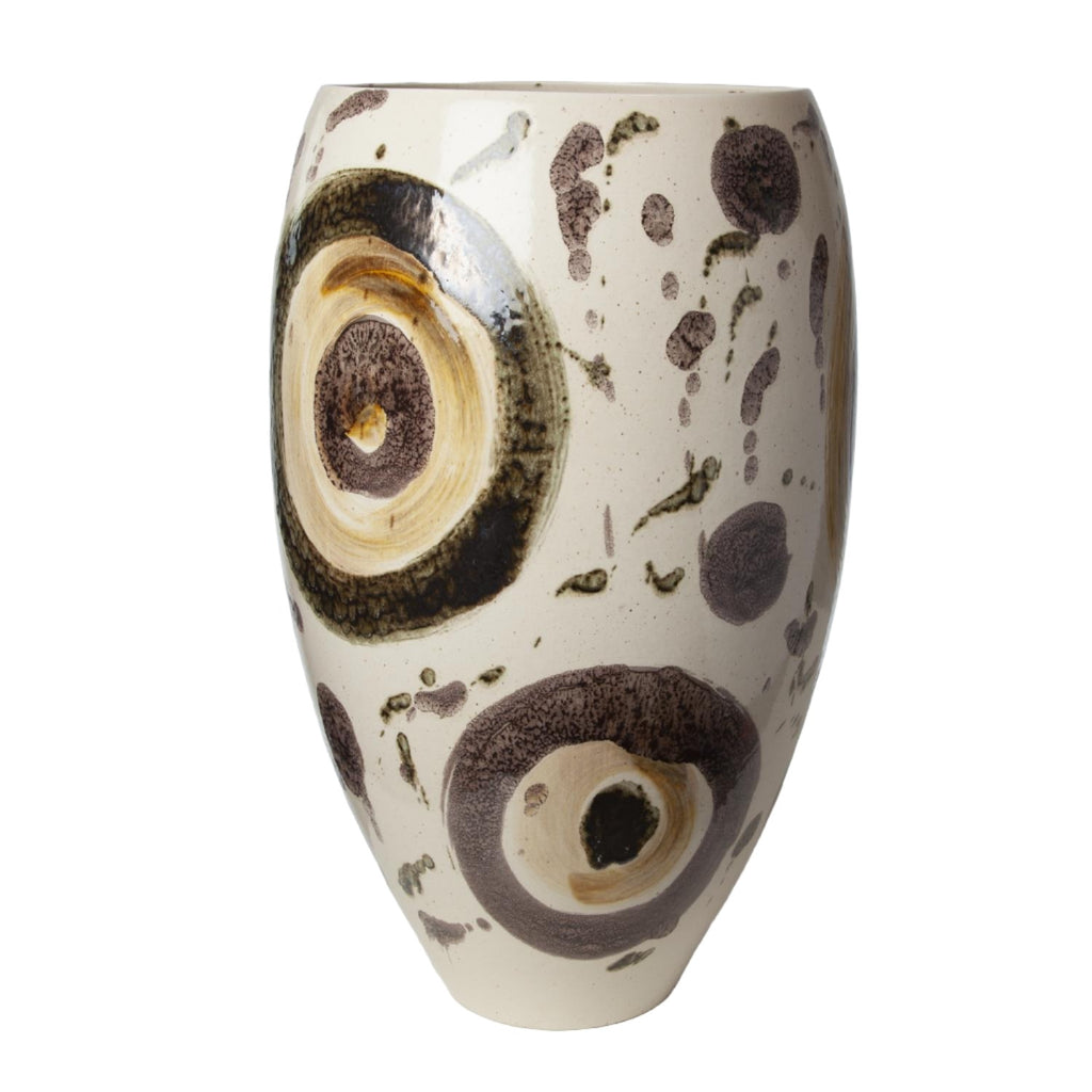 Earthtone Spots Vase - Light House Co.