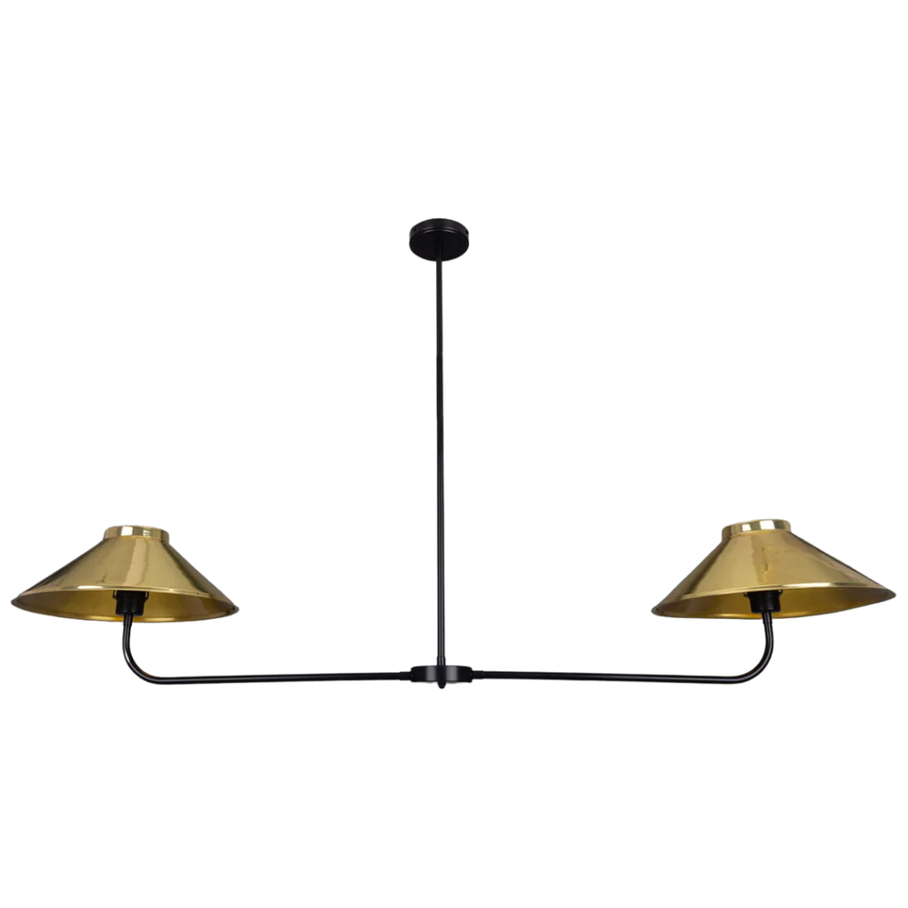 Princeton Modern Brass Island Chandelier - Light House Co.