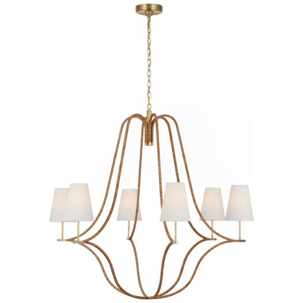 Biscayne Wrapped Chandelier - Light House Co.
