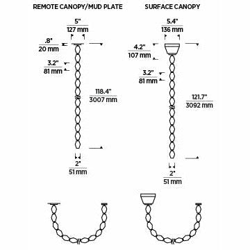 Collier 108 Chandelier - Light House Co.