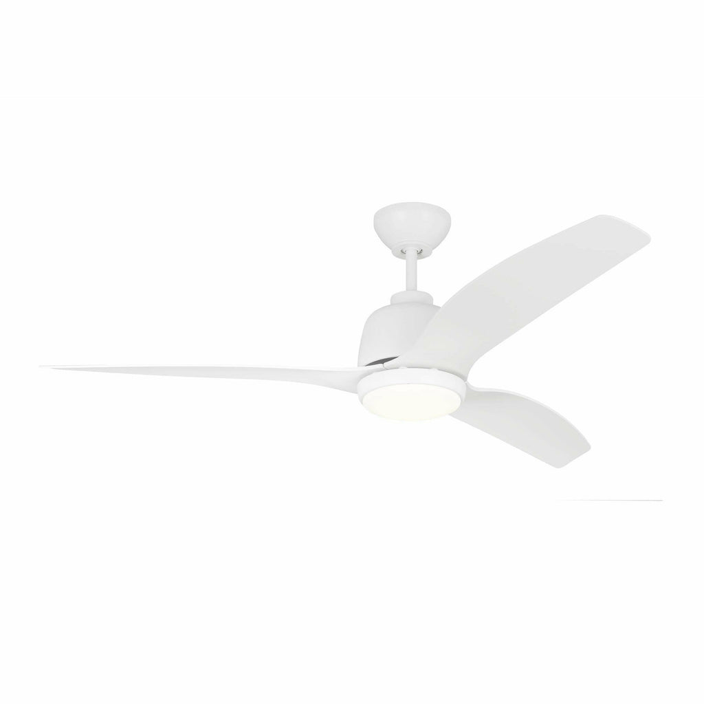 Avila Coastal 54 LED Ceiling Fan | Matte White