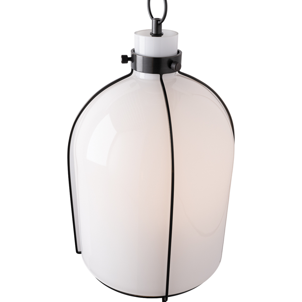 Eldridge Dome Pendant With Opal Glass - Light House Co.