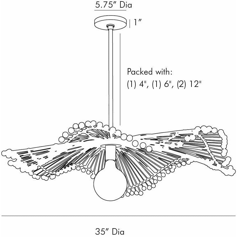 Waverly Pendant - Light House Co.