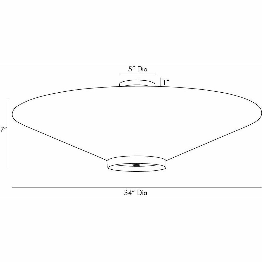 Decker Semi-Flush Mount - Light House Co.