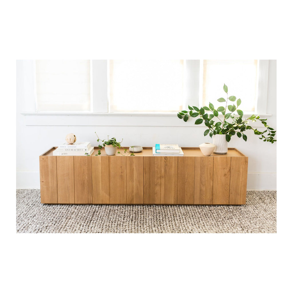 Plank Natural Media Cabinet - Light House Co.