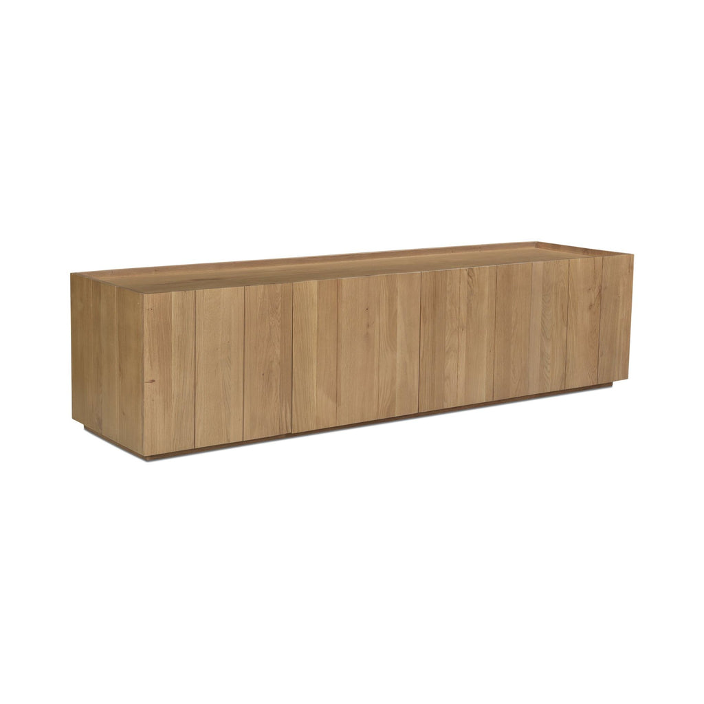 Plank Natural Media Cabinet - Light House Co.