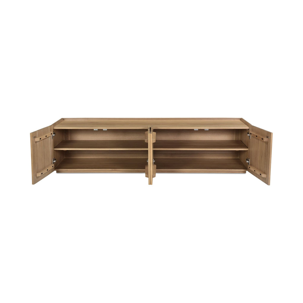 Plank Natural Media Cabinet - Light House Co.