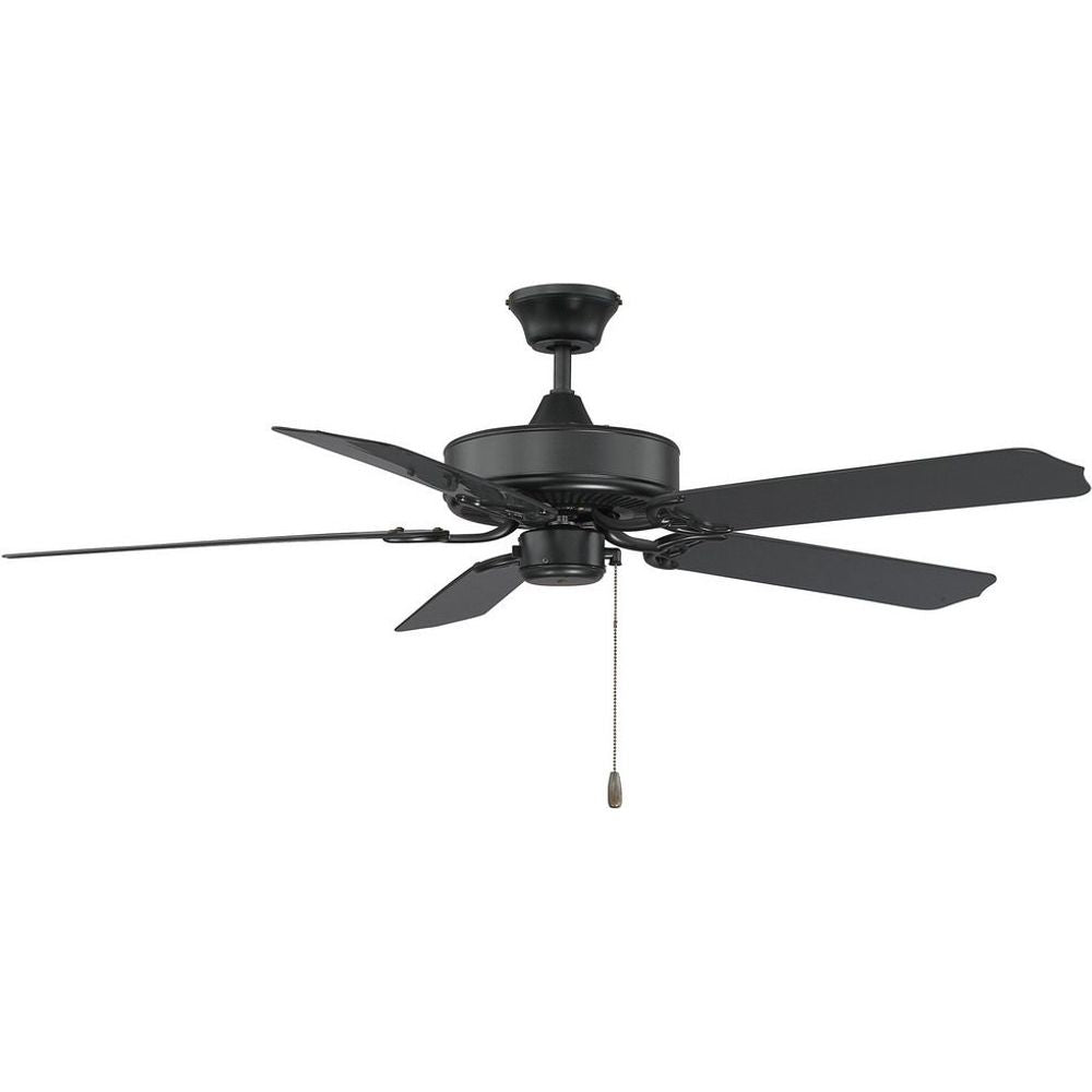 Nomad 52" Ceiling Fan in Flat Black - Light House Co.