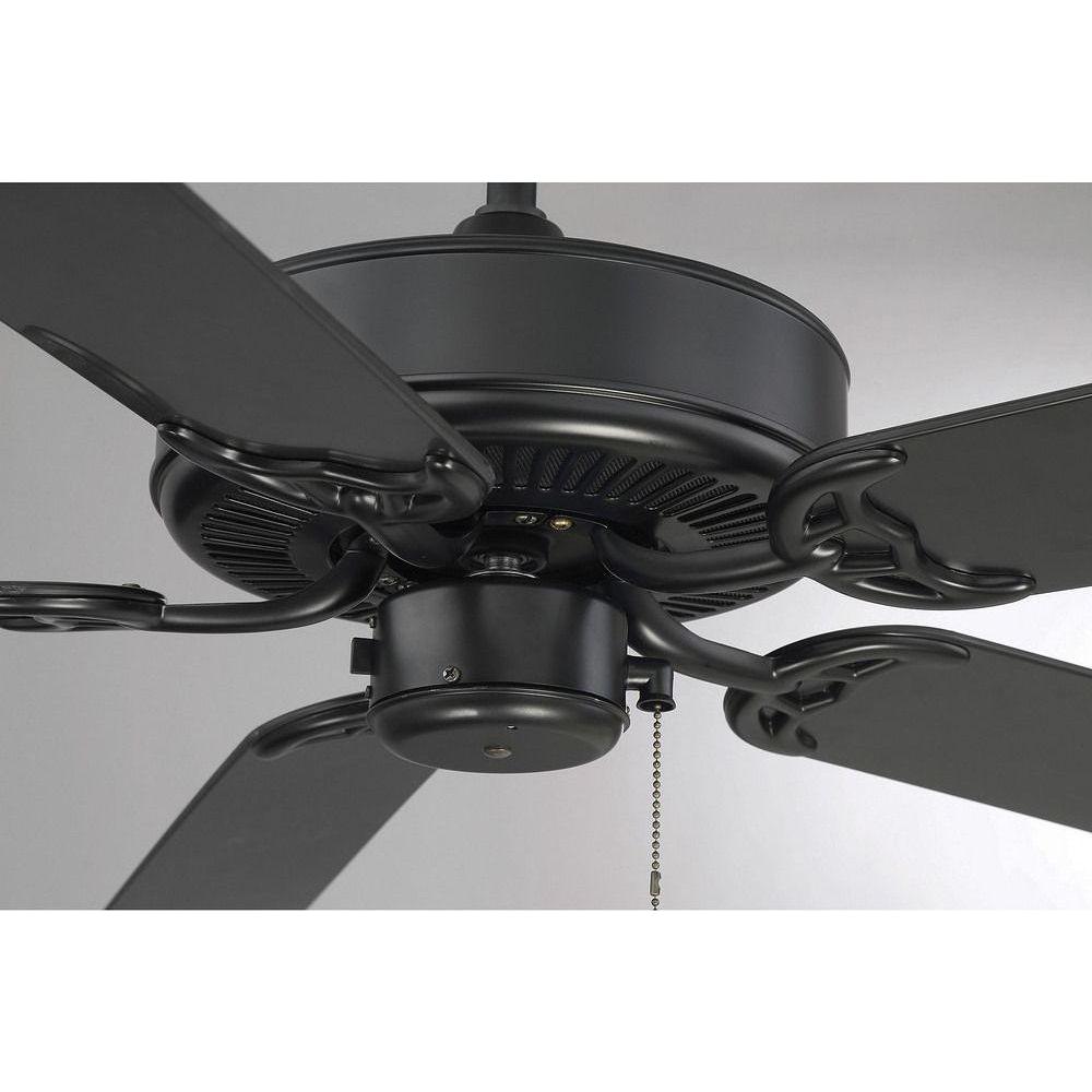 Nomad 52" Ceiling Fan in Flat Black - Light House Co.