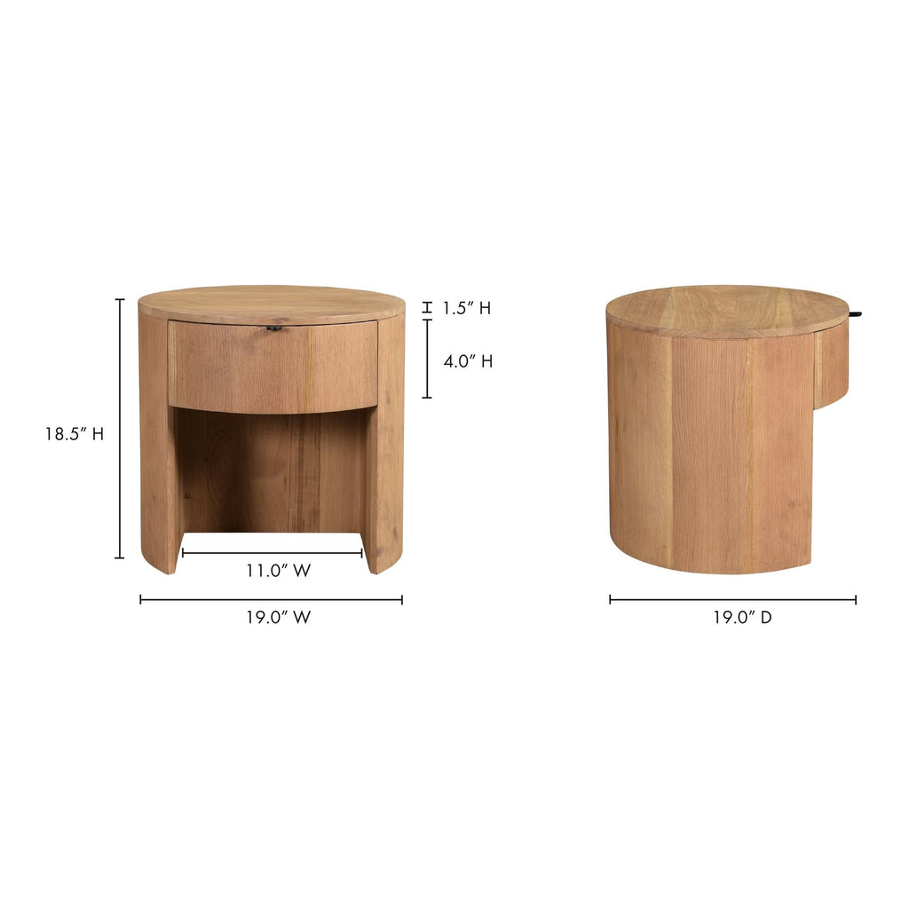 Theo One Drawer Nightstand - Light House Co.
