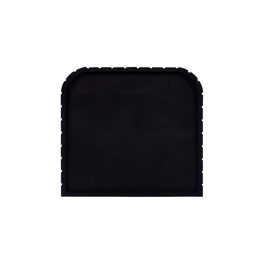 Povera Black Nightstand - Light House Co.