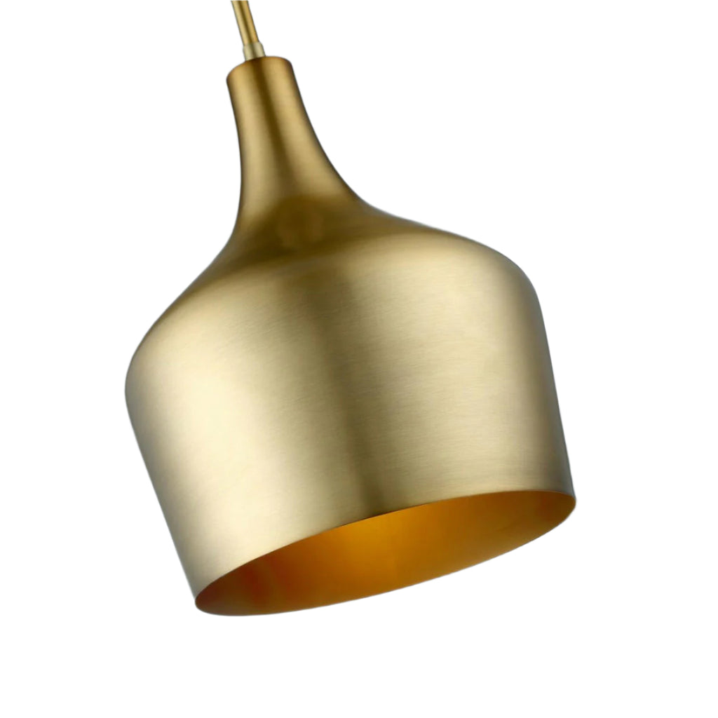Elodie Pendant - Natural Brass | Open Box - Light House Co.