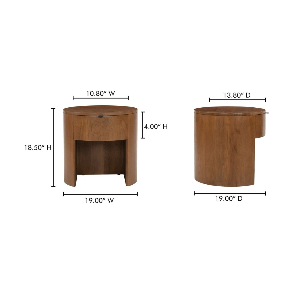 Theo One Drawer Nightstand - Light House Co.