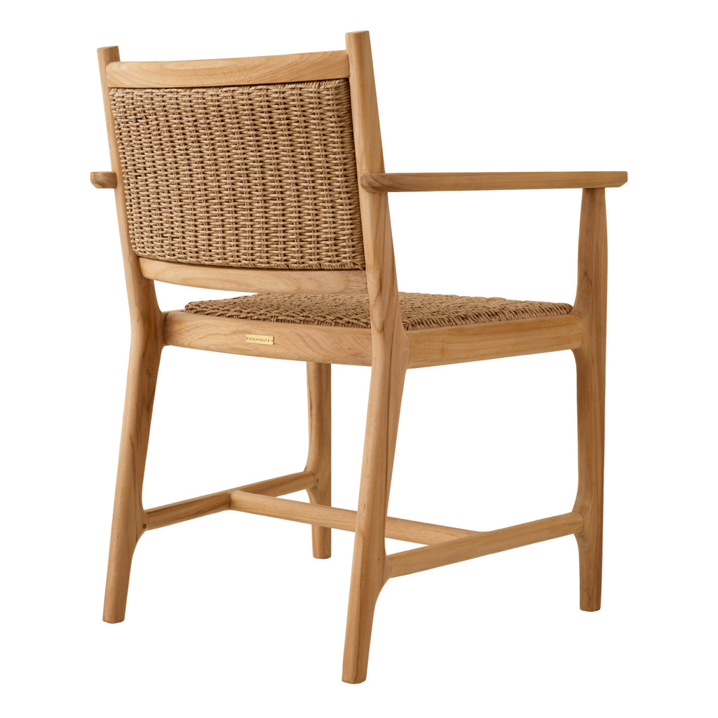Pivetti Outdoor Dining Chair with Arm - Light House Co.
