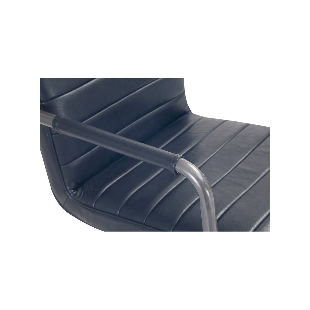Roy Office Chair Black Leather - Light House Co.