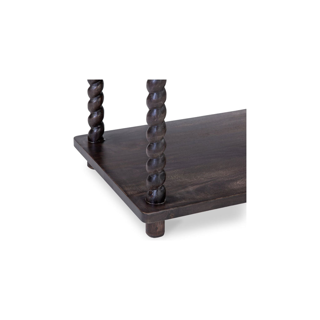 Tabitha Dark Brown Nightstand - Light House Co.