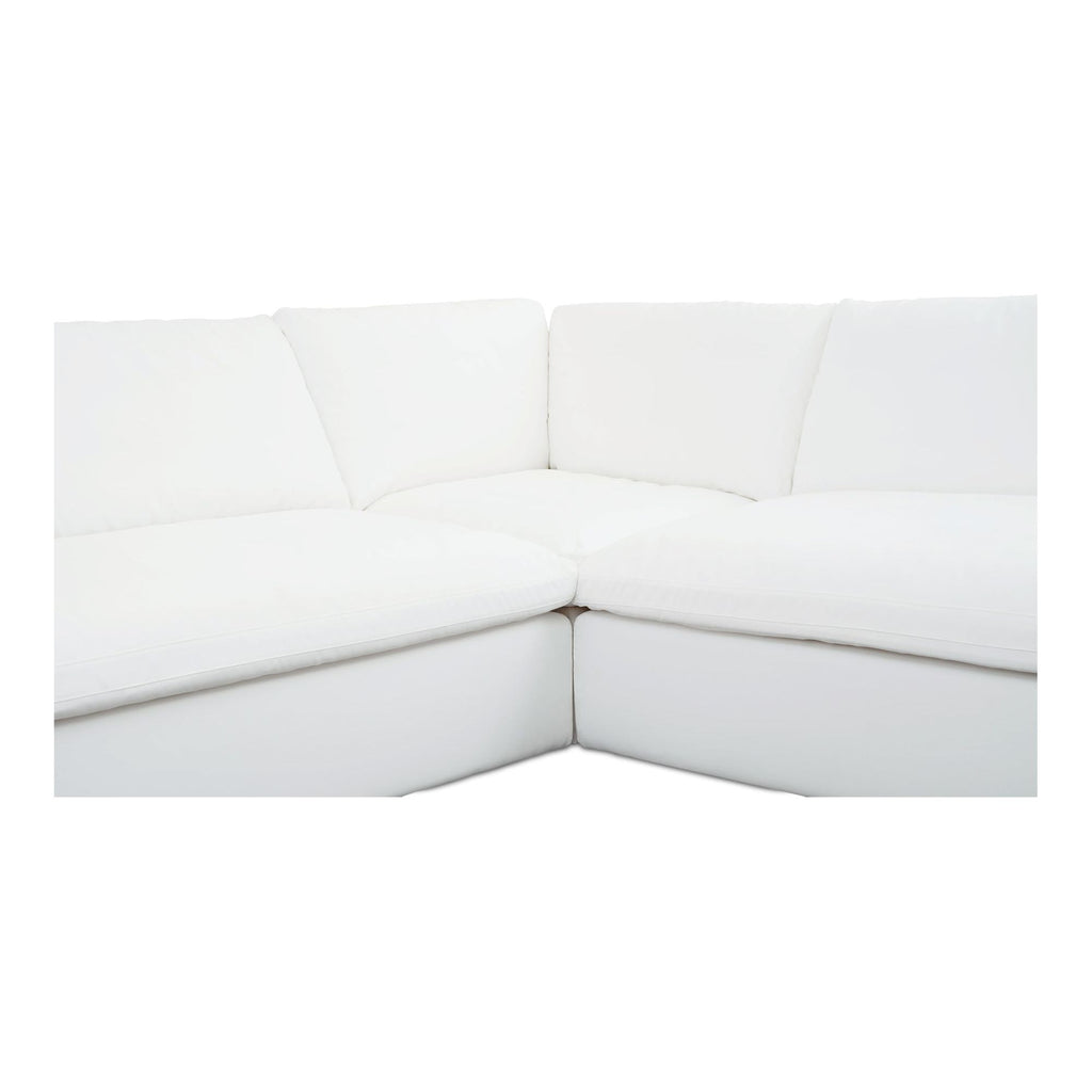 Miles Outdoor Modular 3 Piece White | Outdoor Sofas | Moe's - Light House Co.