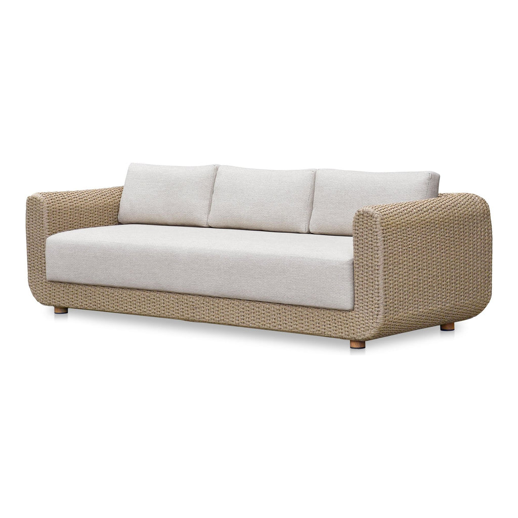Soma Outdoor Sofa Natural | Outdoor Sofas | Moe's - Light House Co.
