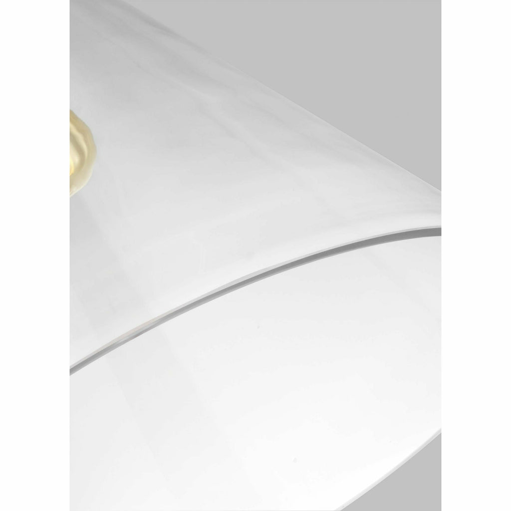 Kate One Light Cone Pendant - Brushed Nickel | Open Box - Light House Co.