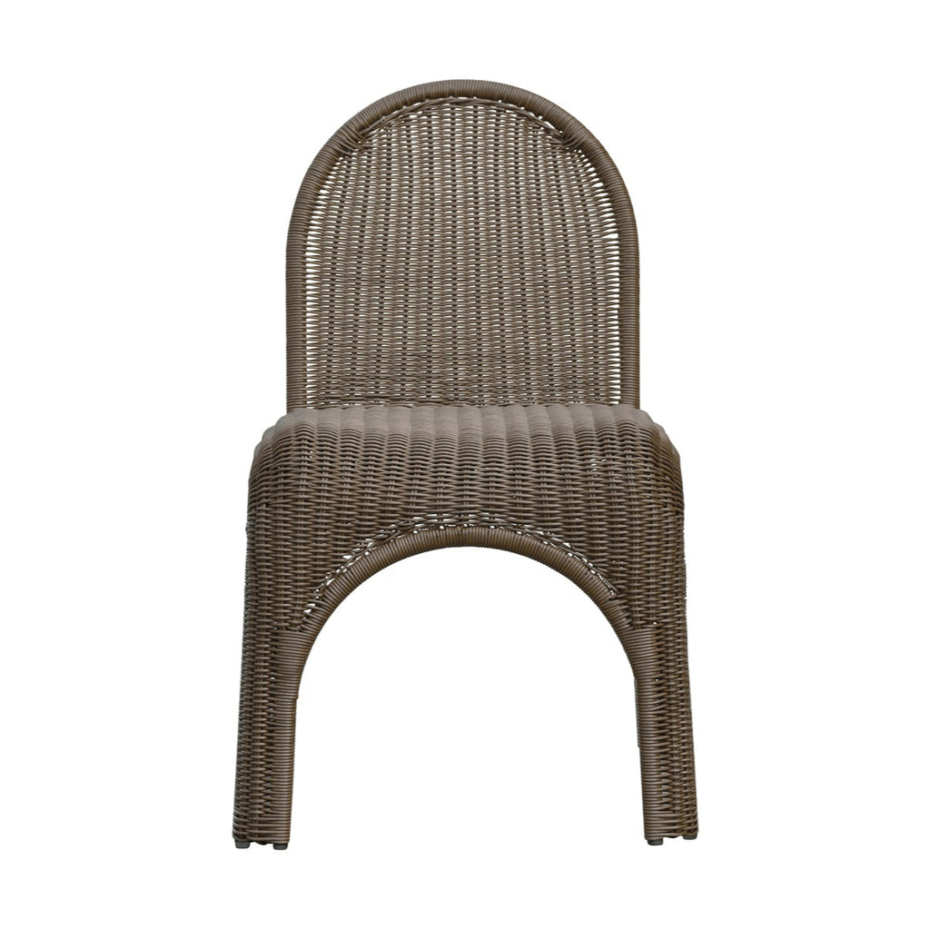 Kendall Outdoor Dining Chair Brown-Set of Two | Outdoor Dining Chairs | Moe's - Light House Co.