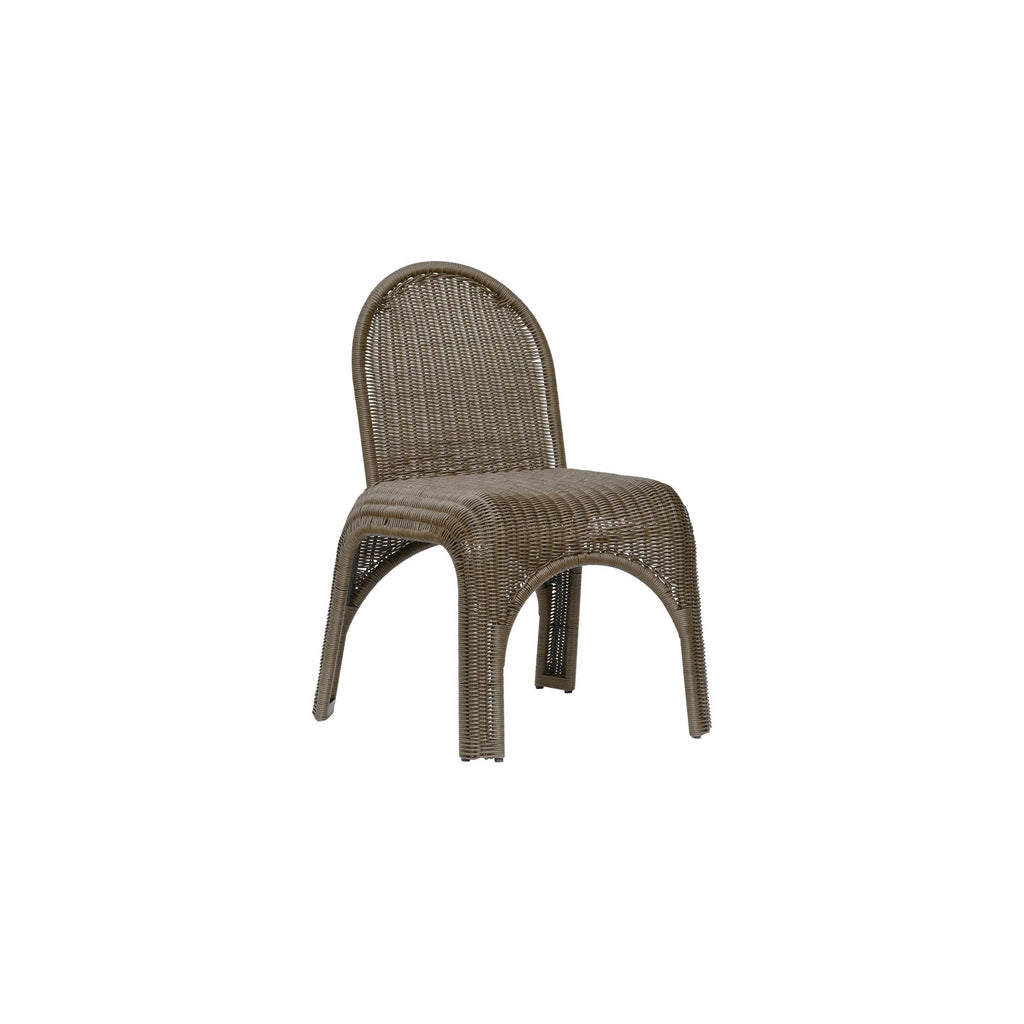 Kendall Outdoor Dining Chair Brown-Set of Two | Outdoor Dining Chairs | Moe's - Light House Co.