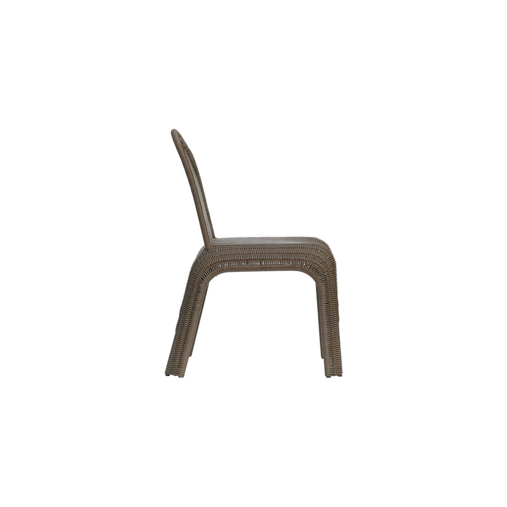 Kendall Outdoor Dining Chair Brown-Set of Two | Outdoor Dining Chairs | Moe's - Light House Co.
