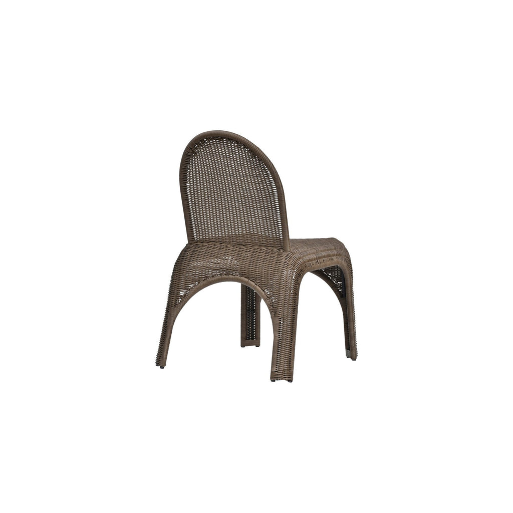 Kendall Outdoor Dining Chair Brown-Set of Two | Outdoor Dining Chairs | Moe's - Light House Co.