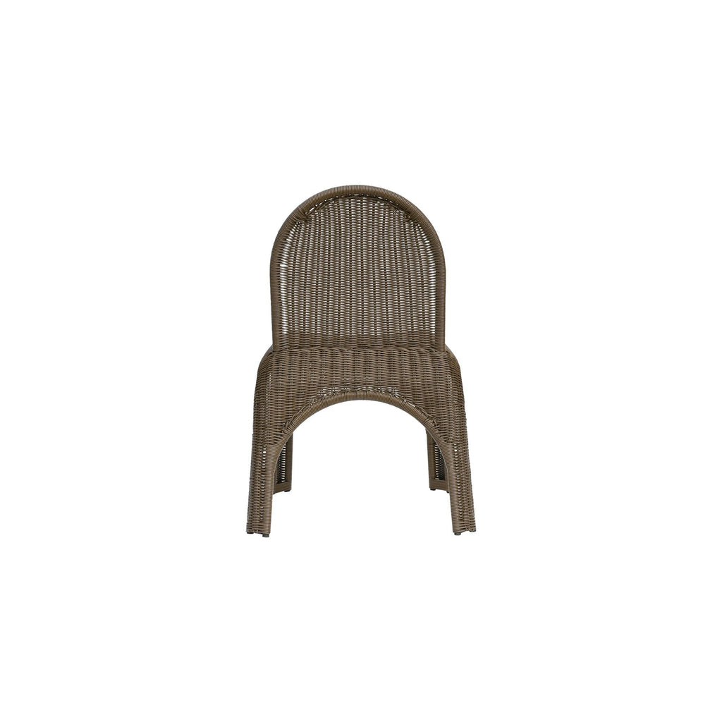 Kendall Outdoor Dining Chair Brown-Set of Two | Outdoor Dining Chairs | Moe's - Light House Co.